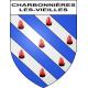 Stickers coat of arms Charbonnières-les-Vieilles adhesive sticker