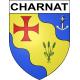 Charnat Sticker wappen, gelsenkirchen, augsburg, klebender aufkleber