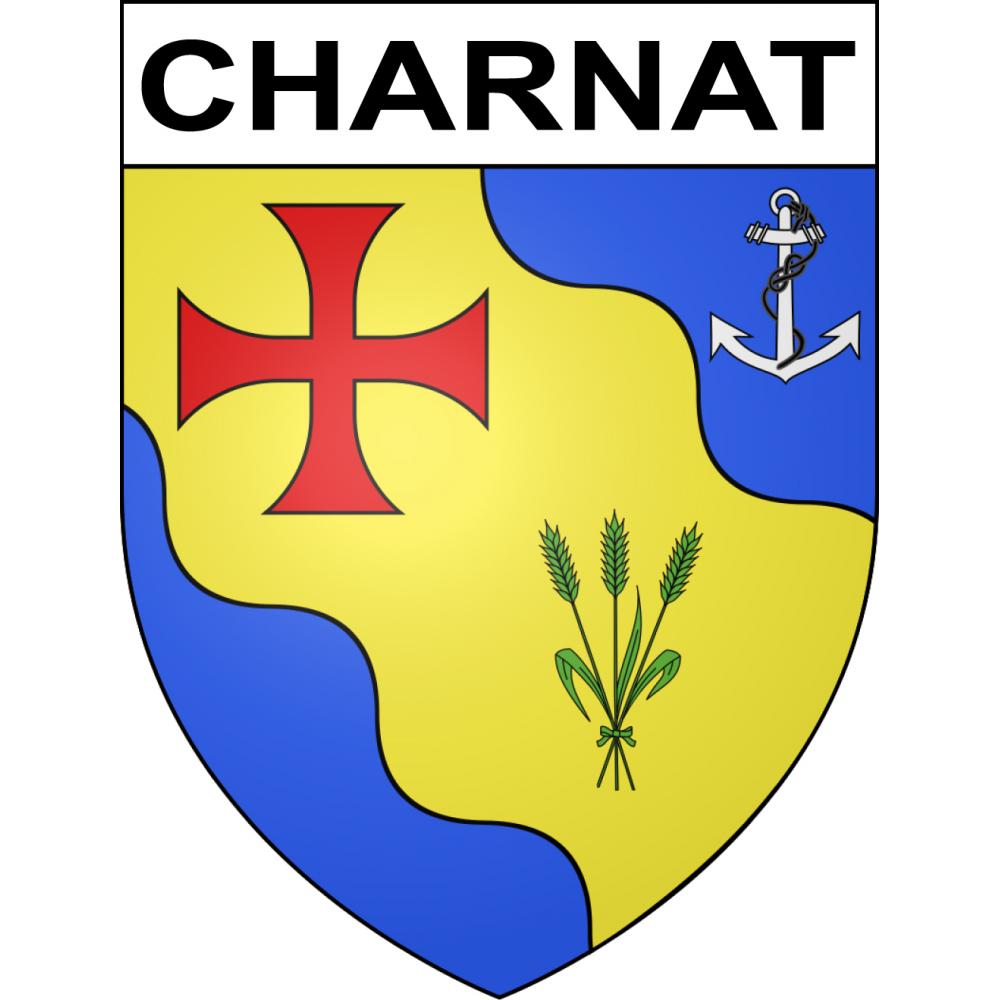 Charnat Sticker wappen, gelsenkirchen, augsburg, klebender aufkleber