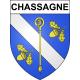 Chassagne Sticker wappen, gelsenkirchen, augsburg, klebender aufkleber