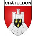 Adesivi stemma Châteldon adesivo