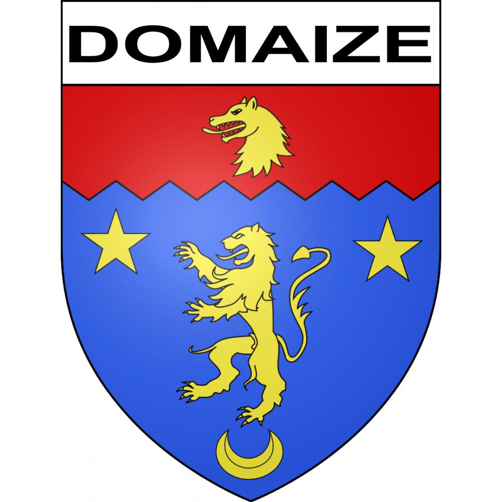 Domaize Sticker wappen, gelsenkirchen, augsburg, klebender aufkleber