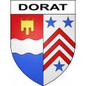 Pegatinas escudo de armas de Dorat adhesivo de la etiqueta engomada
