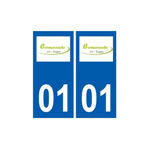 01 Cormaranche-en-Bugey logo ville autocollant plaque sticker