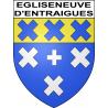 Egliseneuve-d'Entraigues Sticker wappen, gelsenkirchen, augsburg, klebender aufkleber