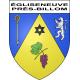 Adesivi stemma Égliseneuve-près-Billom adesivo