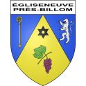 Stickers coat of arms Égliseneuve-près-Billom adhesive sticker