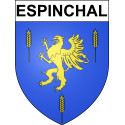 Stickers coat of arms Espinchal adhesive sticker