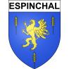 Espinchal 63 ville sticker blason écusson autocollant adhésif