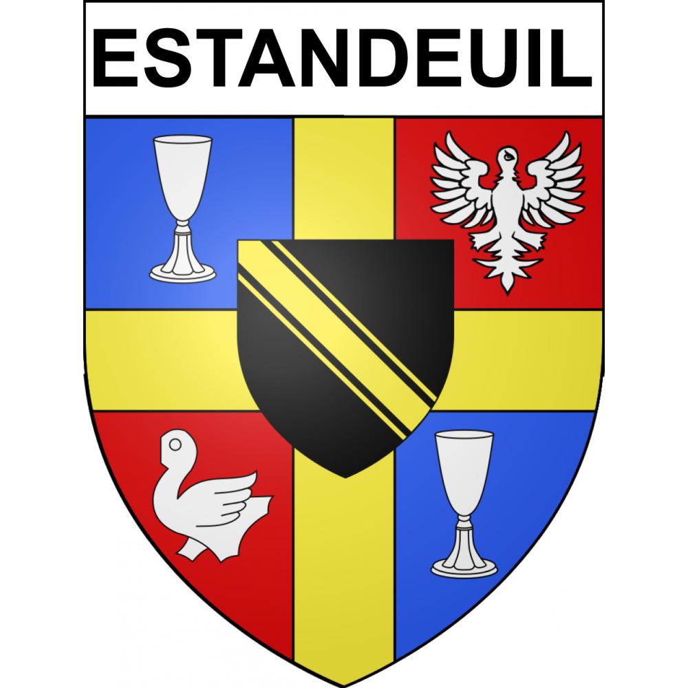 Stickers coat of arms Estandeuil adhesive sticker