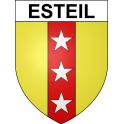 Pegatinas escudo de armas de Esteil adhesivo de la etiqueta engomada