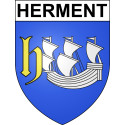 Stickers coat of arms Herment adhesive sticker