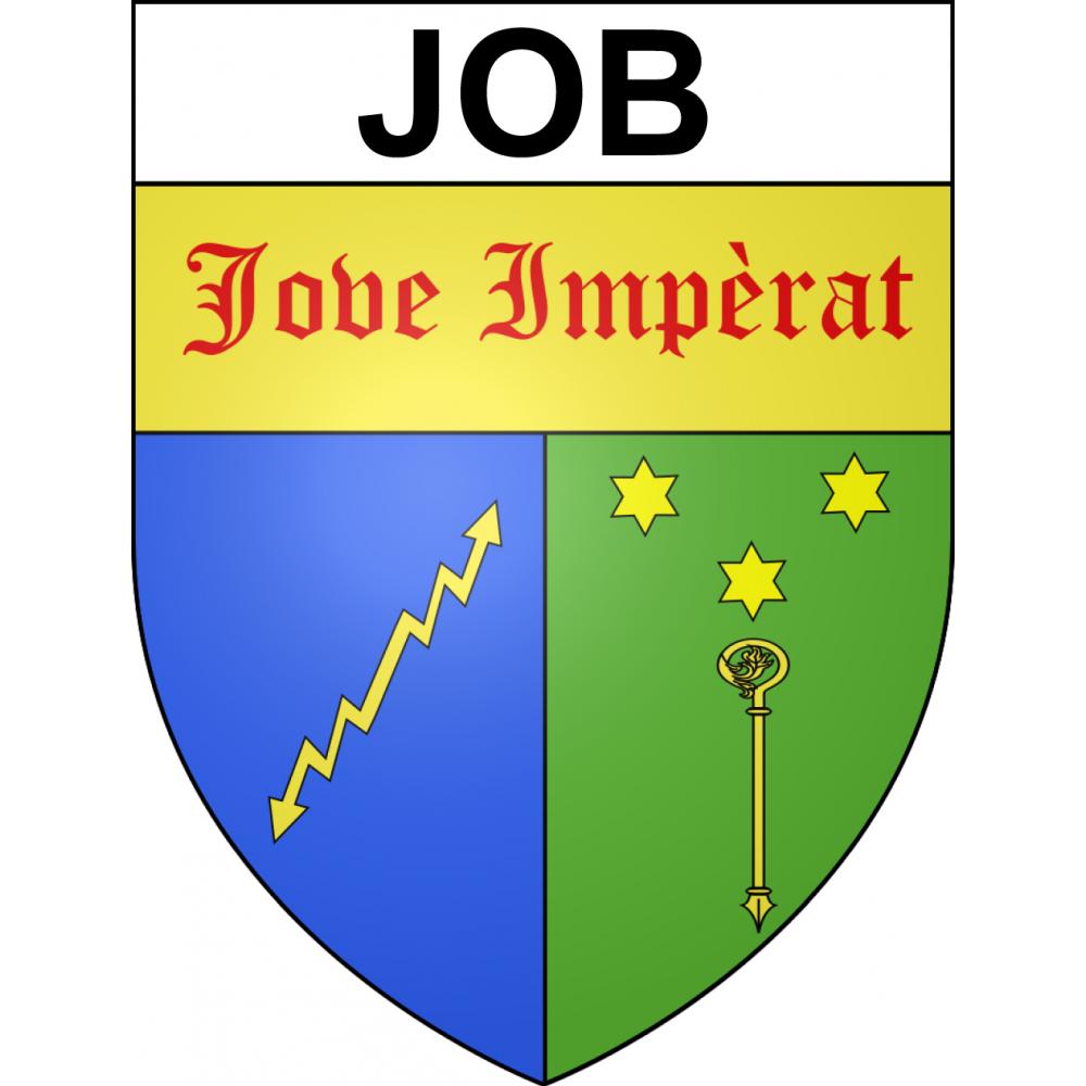 Job 63 ville sticker blason écusson autocollant adhésif