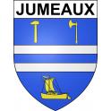 Pegatinas escudo de armas de Jumeaux adhesivo de la etiqueta engomada