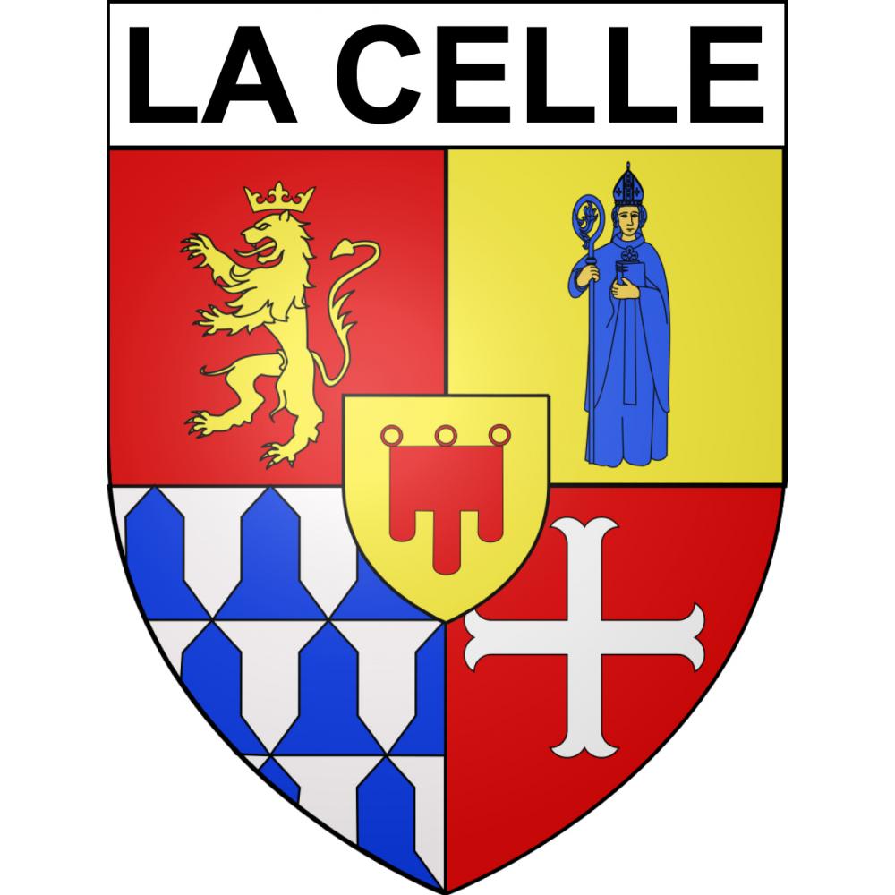 La Celle 63 ville sticker blason écusson autocollant adhésif