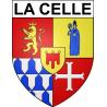 La Celle Sticker wappen, gelsenkirchen, augsburg, klebender aufkleber