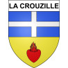 Stickers coat of arms La Crouzille adhesive sticker