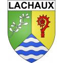 Pegatinas escudo de armas de Lachaux adhesivo de la etiqueta engomada