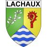 Lachaux 63 ville sticker blason écusson autocollant adhésif
