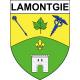 Lamontgie 63 ville sticker blason écusson autocollant adhésif