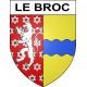Le Broc 63 ville sticker blason écusson autocollant adhésif