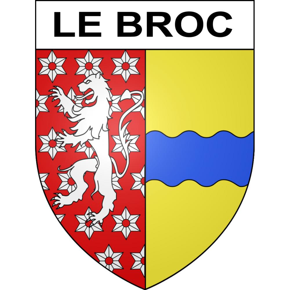 Adesivi stemma Le Broc adesivo