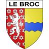 Stickers coat of arms Le Broc adhesive sticker