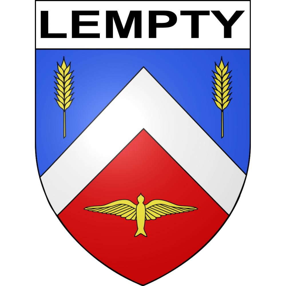 Lempty Sticker wappen, gelsenkirchen, augsburg, klebender aufkleber