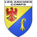 Les Ancizes-Comps 63 ville sticker blason écusson autocollant adhésif