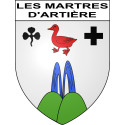 Adesivi stemma Les Martres-d'Artière adesivo