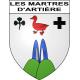 Les Martres-d'Artière 63 ville sticker blason écusson autocollant adhésif