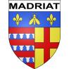 Madriat 63 ville sticker blason écusson autocollant adhésif