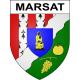 Adesivi stemma Marsat adesivo
