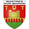 Martres-sur-Morge 63 ville sticker blason écusson autocollant adhésif