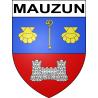 Mauzun Sticker wappen, gelsenkirchen, augsburg, klebender aufkleber