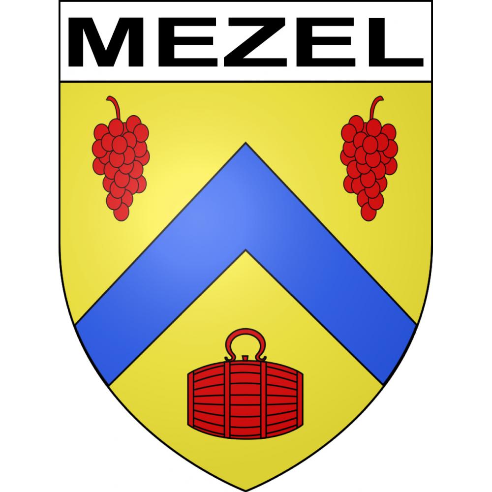 Mezel Sticker wappen, gelsenkirchen, augsburg, klebender aufkleber