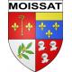 Adesivi stemma Moissat adesivo