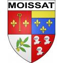Adesivi stemma Moissat adesivo