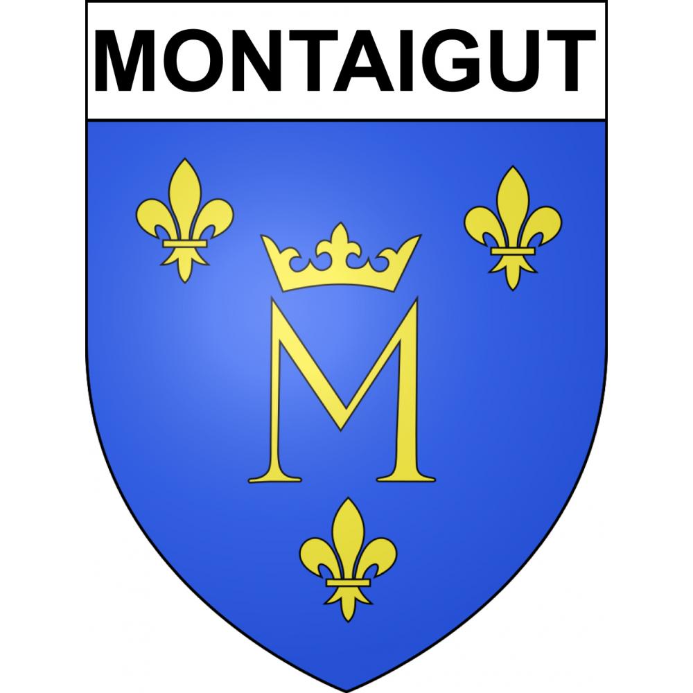 Stickers coat of arms Montaigut adhesive sticker