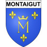 Adesivi stemma Montaigut adesivo