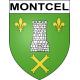 Montcel 63 ville sticker blason écusson autocollant adhésif