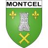 Montcel 63 ville sticker blason écusson autocollant adhésif