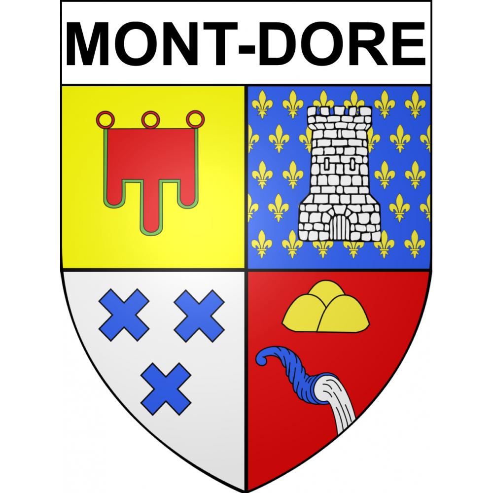 Adesivi stemma Mont-Dore adesivo