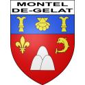 Adesivi stemma Montel-de-Gelat adesivo