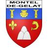 Adesivi stemma Montel-de-Gelat adesivo