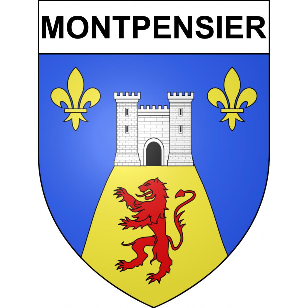 Pegatinas escudo de armas de Montpensier adhesivo de la etiqueta engomada