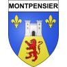 Montpensier 63 ville sticker blason écusson autocollant adhésif