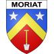 Moriat Sticker wappen, gelsenkirchen, augsburg, klebender aufkleber