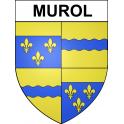 Murol Sticker wappen, gelsenkirchen, augsburg, klebender aufkleber