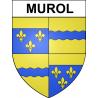 Pegatinas escudo de armas de Murol adhesivo de la etiqueta engomada